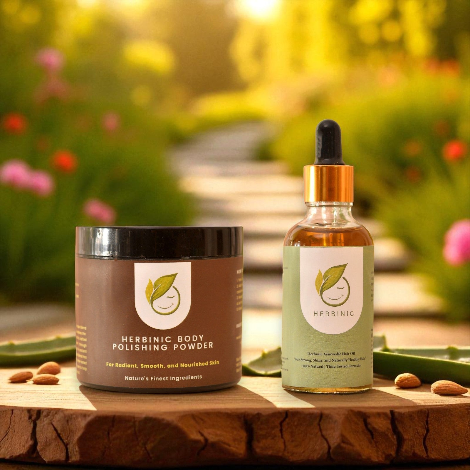 Gloss & Growth Combo – Herbal Care for Hair and Skin