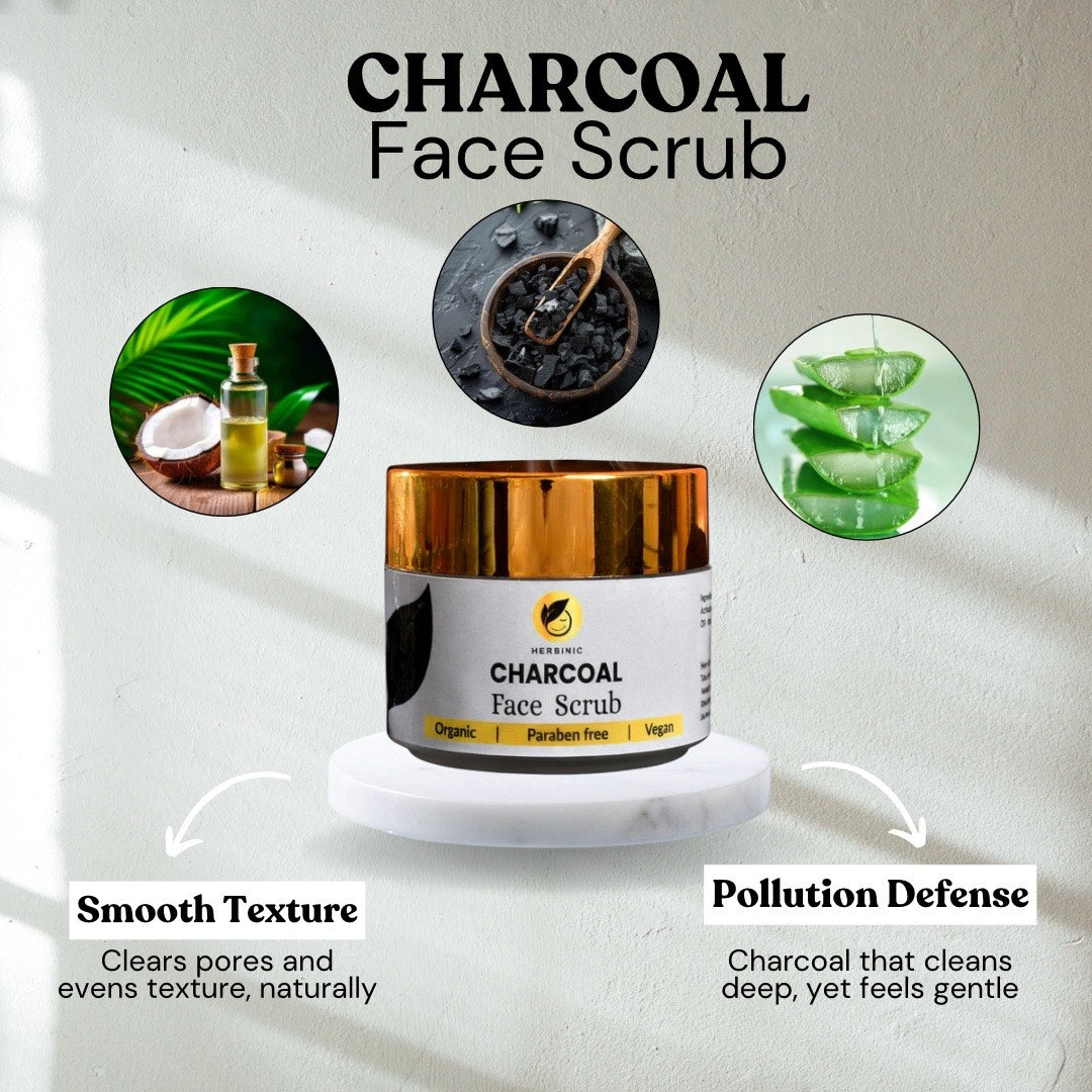 Herbinic-Charcoal Face Scrub