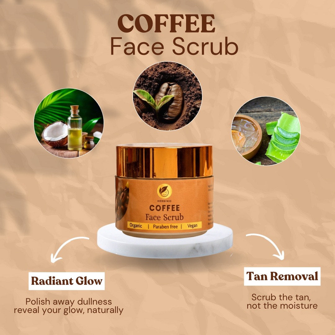 Herbinic-Coffee Face Scrub