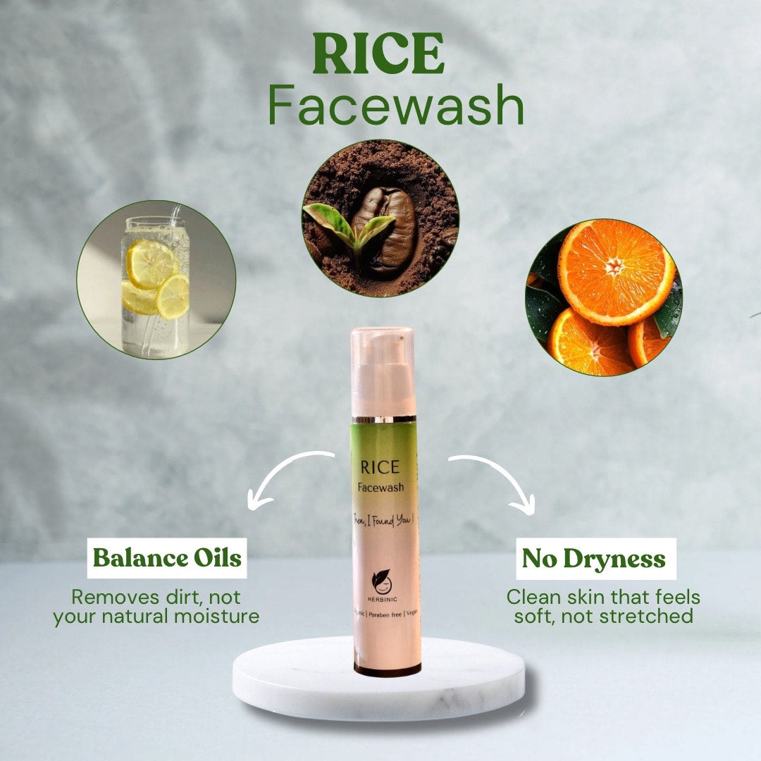 Herbinic Rice facewash (50ml)